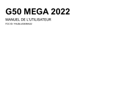 Blu G50 Mega 2022 Manuel du propriétaire