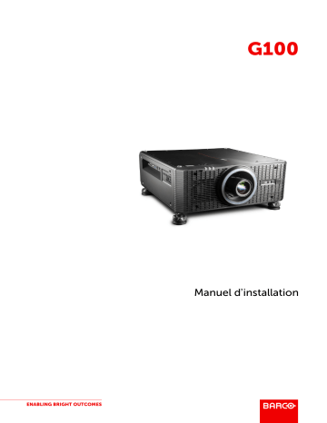 G100-W22 | G100-W16 | FLDX lens 0.38 : 1 UST 90° | Barco G100-W19 Installation manuel | Fixfr