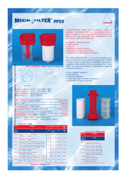 Burkert KT01 Various Components Fiche technique