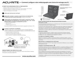 AcuRite Wireless Forecaster with Wireless Charger s Manuel utilisateur