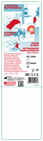 Gima 34085 EMERGENCY COVER Manuel du propriétaire | Fixfr