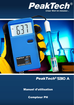 PeakTech P 5310 A PH Tester Manuel du propriétaire