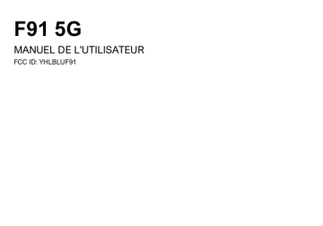 Blu F91 5G Manuel du propriétaire | Fixfr
