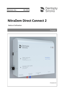 Dentsply Sirona NitraDem Direct Connect 2 Mode d'emploi