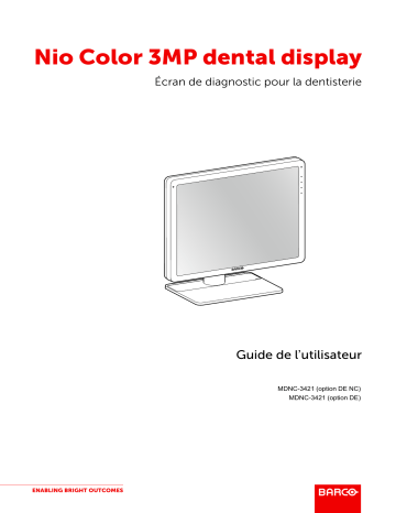 Barco Nio Color 3MP Dental Mode d'emploi | Fixfr