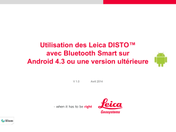 E7500i | S910 | E7100i | D810 touch | Leica Geosystems D2 Manuel utilisateur | Fixfr