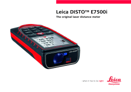 Leica Geosystems E7500i Manuel utilisateur