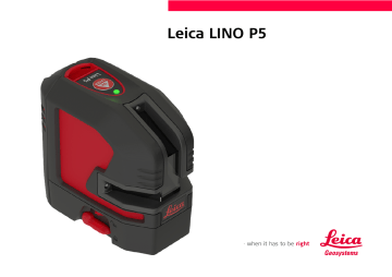 Leica Geosystems P5 Manuel utilisateur | Fixfr