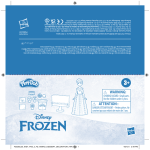 FROZEN Disney's Anna's Dessert Decorator Mode d'emploi