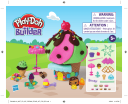 Play-Doh Builder Ice Cream Stand Toy Building Kit Mode d'emploi