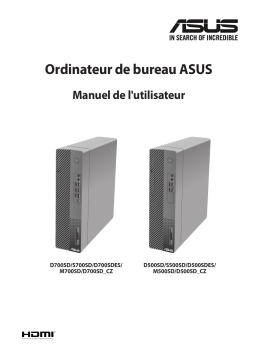 Asus ExpertCenter D5 SFF (D500SD) Tower PC Manuel utilisateur