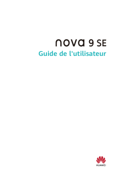 Huawei Nova 9 SE Mode d'emploi