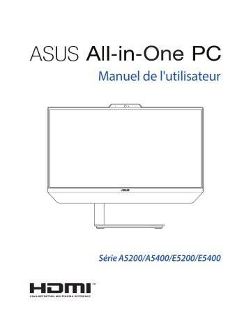 Zen AIO A5400WFP | Zen AIO E5400WFP | Zen AIO A5400WFA | Asus Zen AIO A5200WFA All-in-One PC Manuel utilisateur | Fixfr