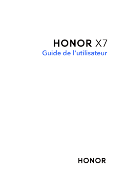 Honor X7 Mode d'emploi