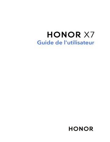 Honor X7 Mode d'emploi | Fixfr