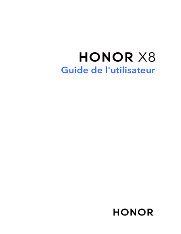 Honor X8 Mode d'emploi | Fixfr