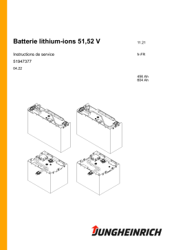 Jungheinrich 456 Ah Mode d'emploi