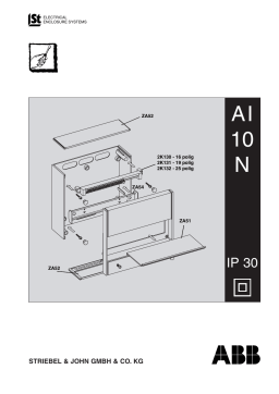 ABB AI10N Manuel utilisateur