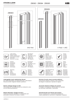 ABB ZB583 ZB584 ZB585 Manuel utilisateur