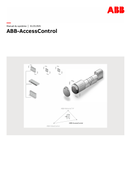 ABB AccessControl Mode d'emploi