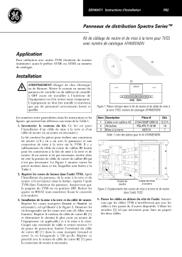 ABB Kit de c�blage de neutre et de mise à à la terre pour TVSS avec numé éro de catalogue ATHMEGNDN Mode d'emploi