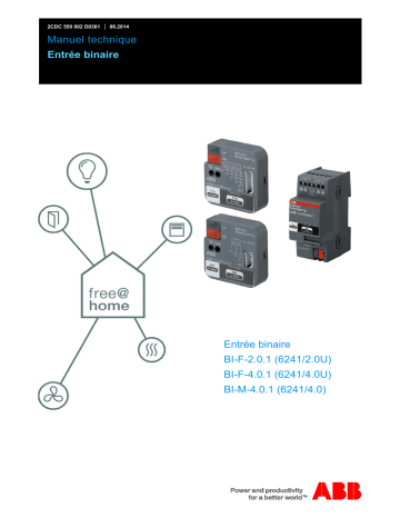 ABB Binary Input Manuel utilisateur | Fixfr