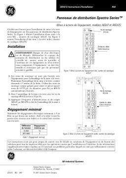 ABB Mises à à la terre de l�é équipement, modè èles AEG47 et AEG47S Mode d'emploi