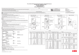 ABB Pin and Sleeve Mechanical Interlock Receptacles NSF Mode d'emploi