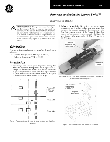 ABB Modules de disjoncteurs AMC6QD et AMC4QD Mode d'emploi | Fixfr