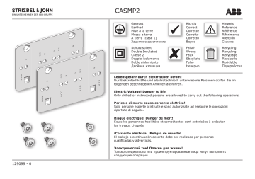 ABB CASMP2 Manuel utilisateur | Fixfr