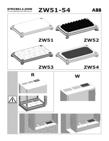 ABB ZW51 - ZW54 Manuel utilisateur | Fixfr