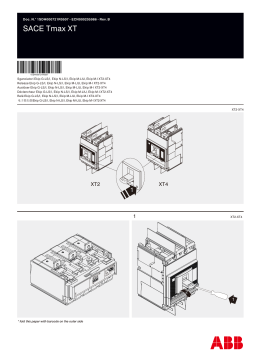 ABB Release Ekip G-LS/I, Ekip N-LS/I, Ekip M-LIU, Ekip M-I XT2-XT4 Mode d'emploi