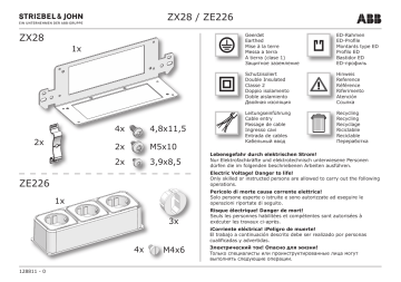 ABB ZX28 / ZE226 / ZE228 Manuel utilisateur | Fixfr