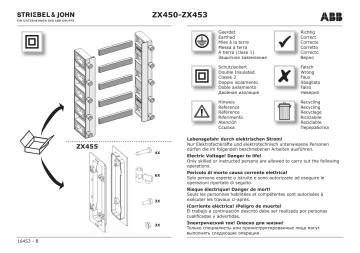ABB ZX450 Manuel utilisateur | Fixfr
