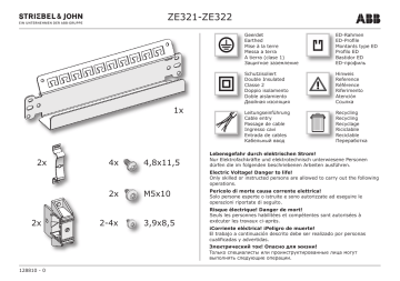 ABB ZE321 - ZE322 Manuel utilisateur | Fixfr