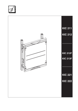 ABB Kits KIC.. Manuel utilisateur