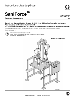 Graco 3A1873P, SaniForce Bin Evacuation System Mode d'emploi