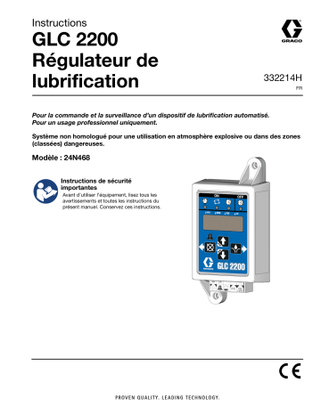 Graco 332214H, Régulateur de lubrification GLC 2200, français Manuel du propriétaire | Fixfr