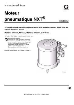 Graco 313631C, NXT Air Motor Mode d'emploi