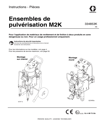 Graco 334853K, Ensembles de pulvérisation M2K Mode d'emploi | Fixfr