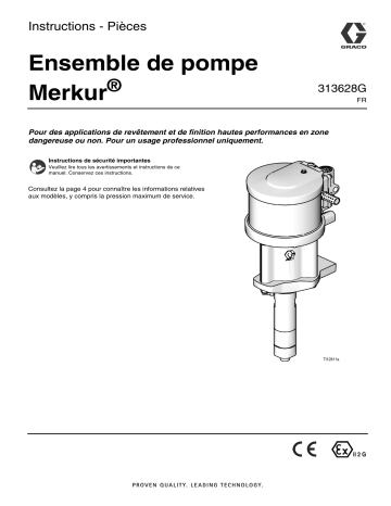 Graco 313628G - Merkur Pump Assembly Mode d'emploi | Fixfr
