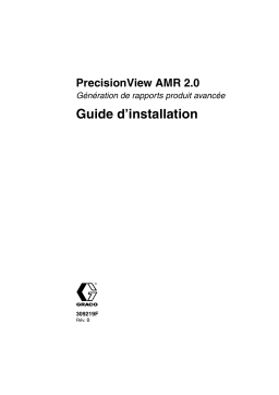 Graco 309219b Guide d'installation