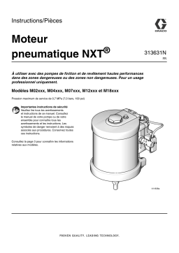 Graco 313631N - NXT Air Motor Mode d'emploi