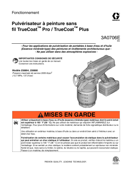 Graco 3A0706E - TrueCoat Cordless Paint Gun Manuel du propriétaire