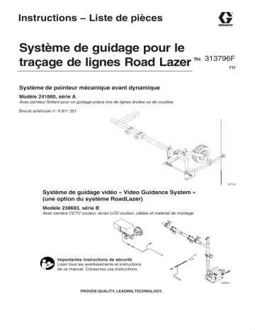 Graco 313796F - RoadLazer Line Striper Guidance System Mode d'emploi | Fixfr