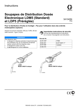 Graco 3A1045N, LDM5 (standard) and LDP5 (preset) Electronic Metered Dispense Valve Mode d'emploi