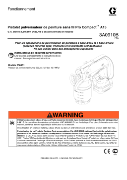 Graco 3A0910B - Pro Compact A15 Cordless Paint Gun Manuel du propriétaire