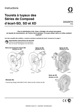 Graco 3A0287H - SD Composite, SD and XD Series Hose Reels Mode d'emploi