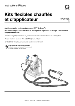 Graco 3A2543L - Heated Hoses and Applicator Kits Mode d'emploi