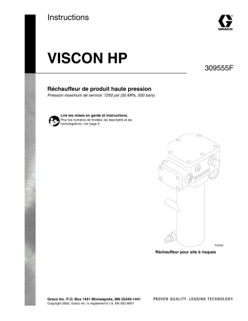 Graco 309555F, Viscon HP Mode d'emploi | Fixfr